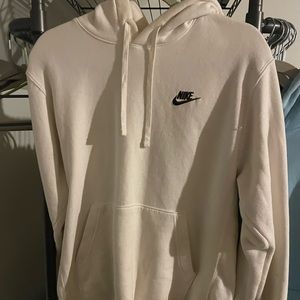 White nike hoodie